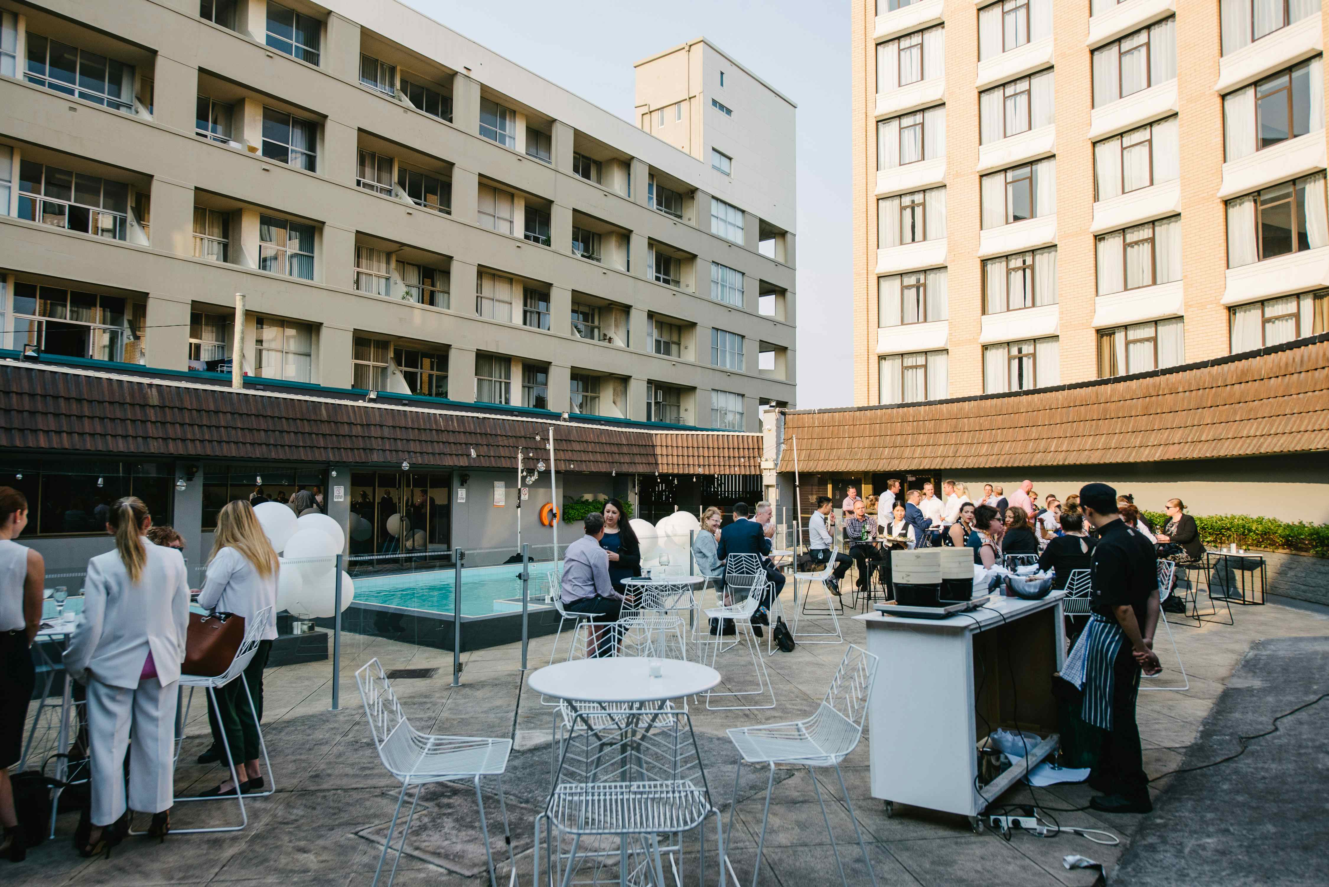 Hire Pool Deck, Rydges Camperdown • HeadBox